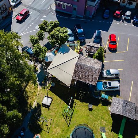 Hotel Restaurant Simplon Frutigen Exterior foto